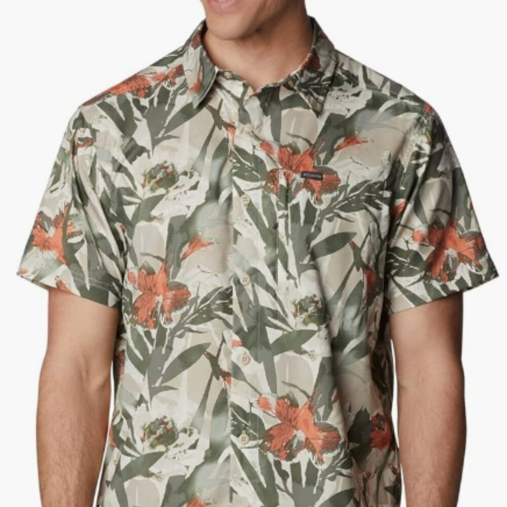 Columbia Men's Silver Ridge Utility Lite Novelty Short Sleeve- Various Sizes